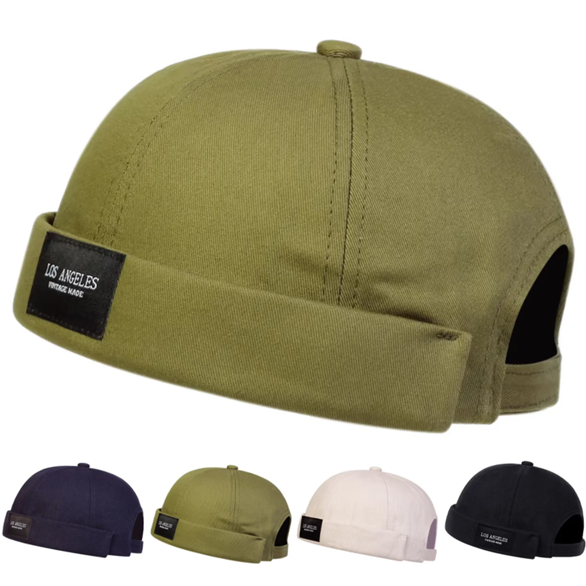 Männer LOSANGELES Brief Label Stickerei Vermieter Caps Frühling Herbst Mode Melone Haut Hüte Einstellbare Hip Hop Hut Maler Kappe