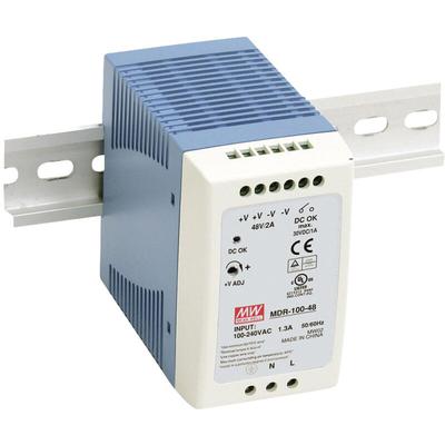 Mean Well MDR-100-12 Hutschienen-Netzteil (DIN-Rail) 12 V/DC 7.5 A 90 W Anzahl Ausgänge:1 x Inhalt