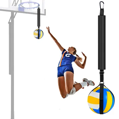 Volleyball Training Equipment Adjustable Serve Belt Assisted Practice Trainer Bouncing Training Rope