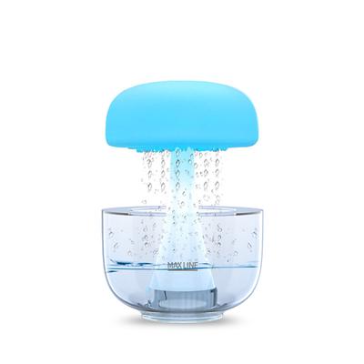 Sea Dragon Palace Jellyfish Shaped Ultrasonic Cool Mist Humidifier USB Powered with Cartridge Quiet White Noise Raindrop Effect Suitable for All Room Types