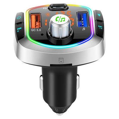 PD18 FM Transmitter Car MP3 Player Dual USB Handsfree Bluetooth Adapter