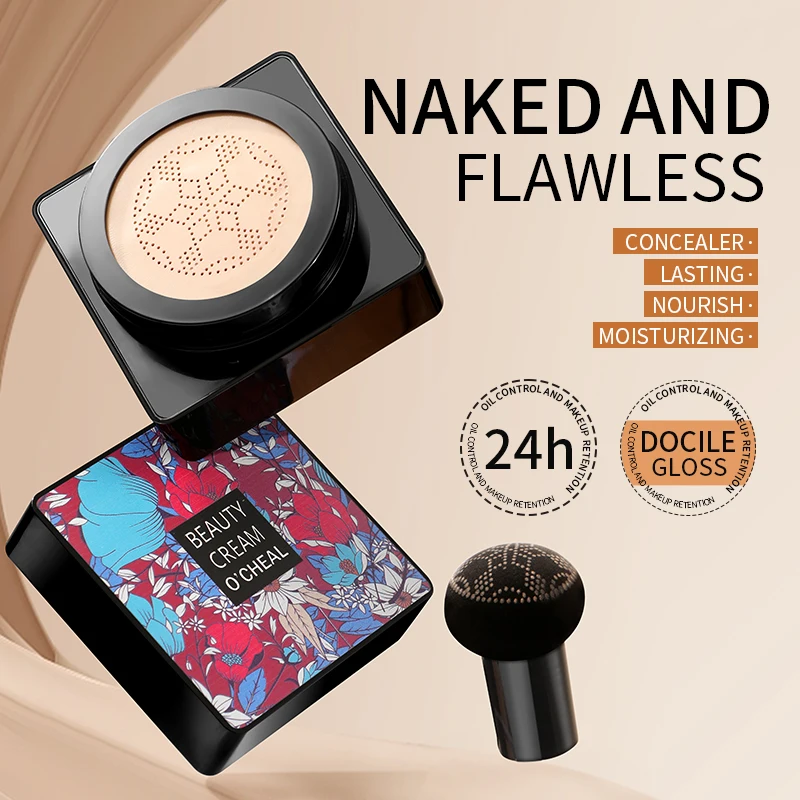 CC Cream Fondotinta magico Testa a fungo Cuscino d'aria Fondotinta illuminante impermeabile Crema Base per donna Trucco Viso Cosmetici coreani