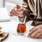 Glass Coffee Cup and Saucer Sets Thickened Turkish Men's Modern Simple Household Afternoon Tea Hot Drink Cup with Saucer Tea Set