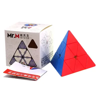 Sheng shou mr. m Magnet pyramide 3x3 mr m Würfel Magic Speed Puzzle Cubo Magico Aufkleber loses Image