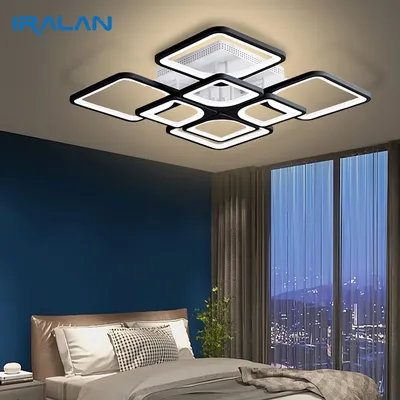 IRALAN Modern ceiling chandelier LED Strip Aisle Ceiling Lights Smart Living Room Lamps Bedroom Home Decor Fixtures Led Luster