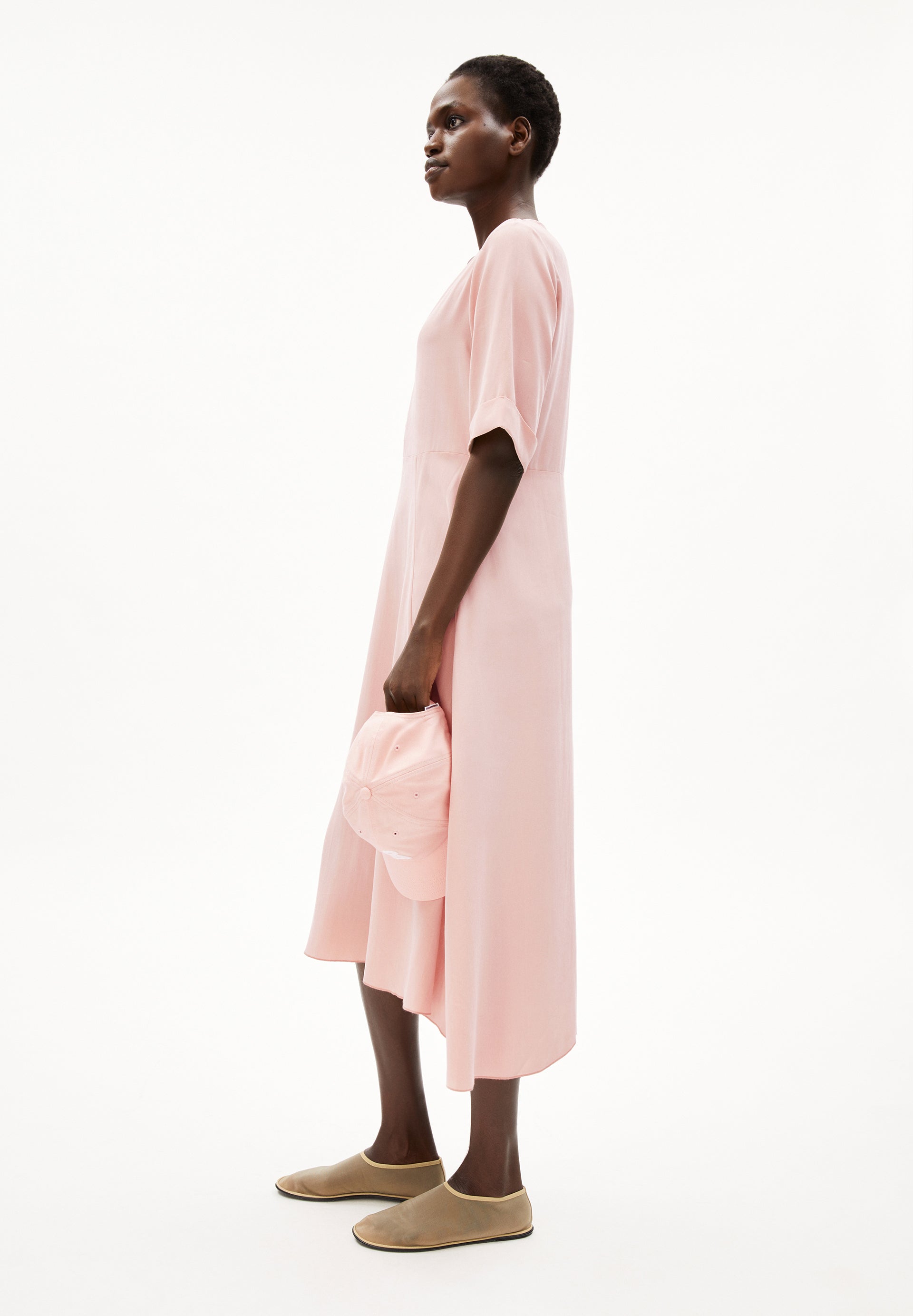 VAALI | Webkleid aus TENCEL™ Lyocell - rose (M) Image