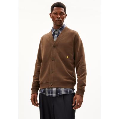 HAAGE COMFORT - Männer Regular Fit Sweatjacke - braun (Größe: L) Image