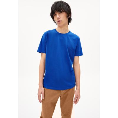 JAAMES - Männer Regular Fit T-Shirt - blau (Größe: M)