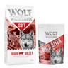 12kg Soft ""High Valley"" - Beef Dry Dog Food + 180g High Valley Beef Snack Wolf of Wilderness