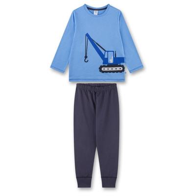 Sanetta - Kid's Pyjama Long 233523 - Schlafanzug Gr 98 blau Image