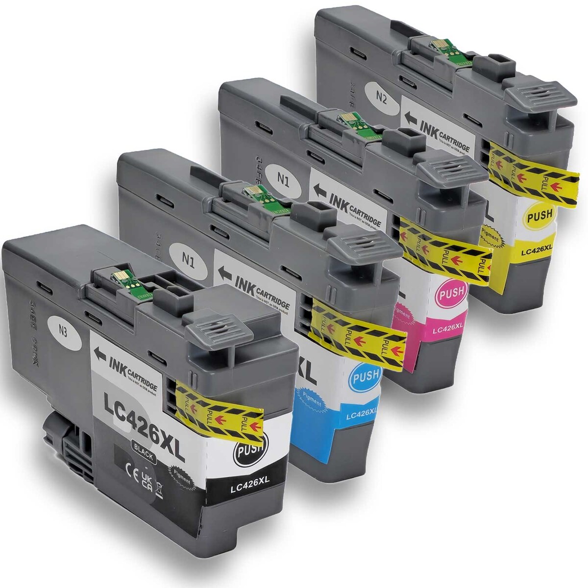 Gigao LC-426XL Tintenpatronen Multipack kompatibel für Brother MFC-J4540DWT (4er Set) Image