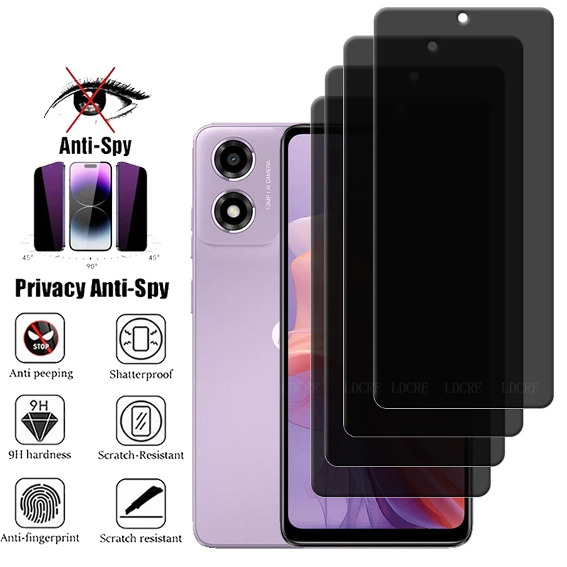 4 pièces pour Motorola Moto E14 verre Moto E14 protecteur d