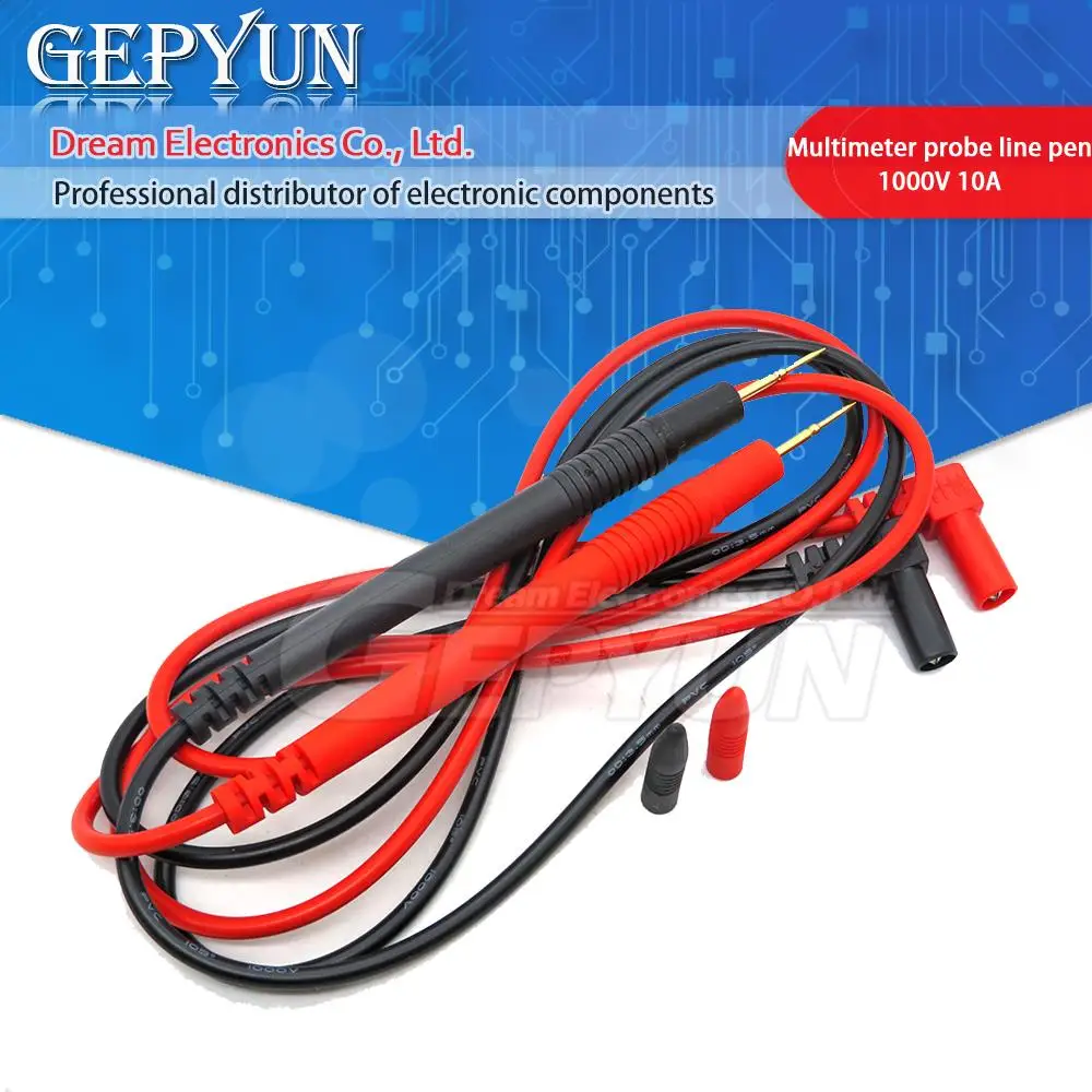 70 cm Länge 1 Paar Universal 1000 v 10A Sonde Multimeter Test Führt Für Digital Multi Meter Tester Blei sonde Draht Stift Kabel Werkzeug Image