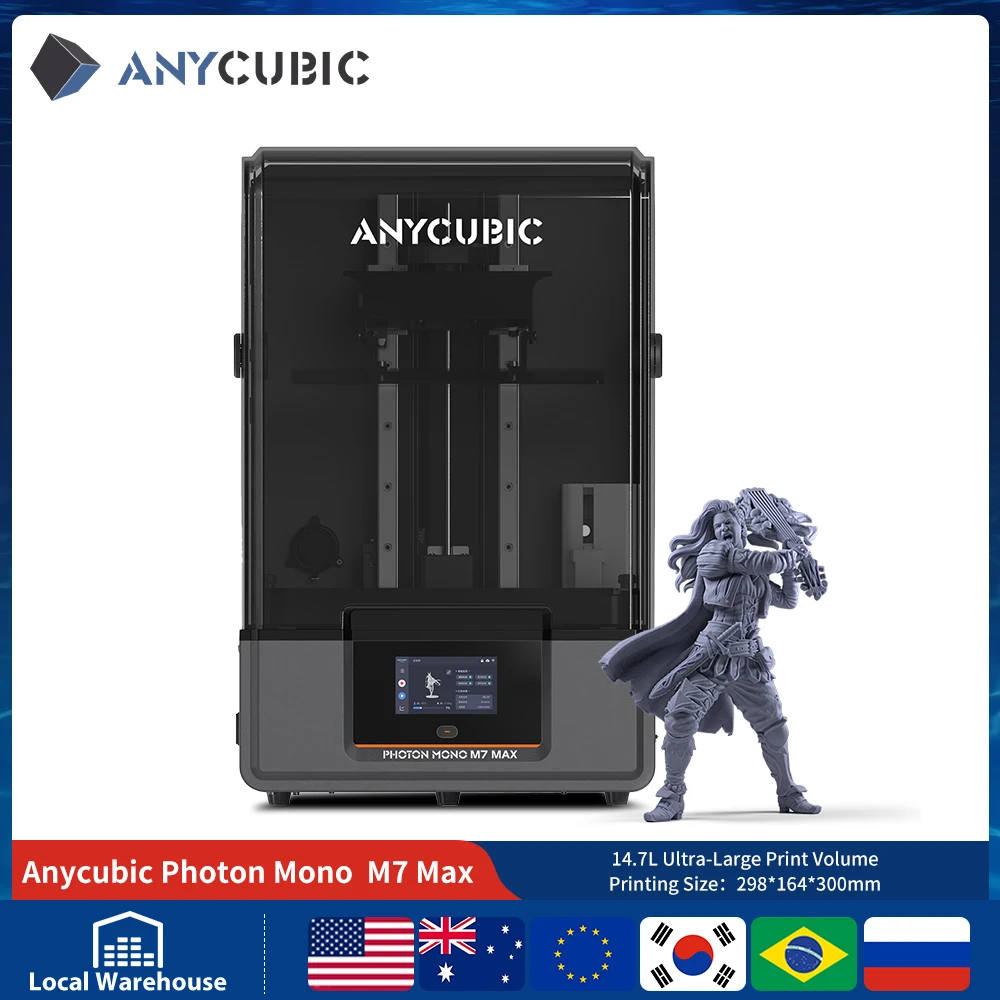 ANYCUBIC Photon Mono M7 Max 14,7 l Ultra-Großdruck-UV-Harz-3D-Drucker mit intelligenter Freigabe 2,0 Präzisions steuerung Image