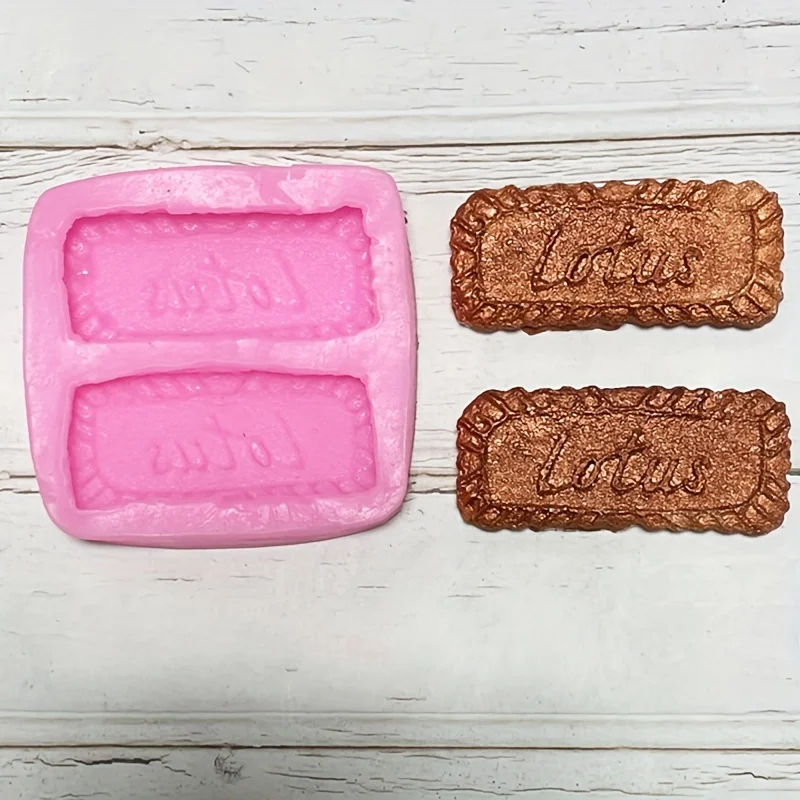 1-teilig, Karamellkekse, Blätterteigkuchen, geschnittener Brotkeks, Kekse, Schokolade, Silikonform Image