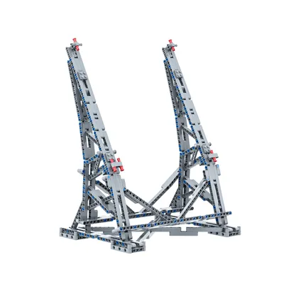 Vertikaler MOC-Ausstellungsständer für Raumschiff-Spielzeug, Luftschiff-kompatibles Modell 05132 und 75192, ultimatives Sammlermodell Image