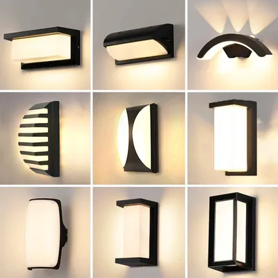 LED Outdoor Wand Licht Wand Lampe Motion Sensor AC110V 220V Wasserdichte Moderne Indoor Hause Balkon Pfad Veranda Garten Dekoration