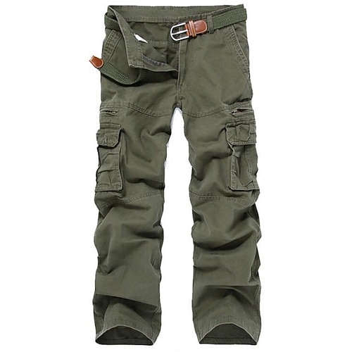 Herren Cargohosen Wanderhosen Arbeitshosen Tarnung Sommer Frühling Winter Außen Ripstop Weich Verschleißfestigkeit Atmungsaktiv Hosen Unterteile Dunkelgrau Schwarz Baumwolle Jagd Angeln Klettern 28