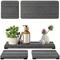 TEMU 3pcs Stone Tray, Diatomite Stone Sink Tray, Instant Dry Sink Coasters, Kitchen Sponge Hand Soap Holder, Countertop Fast Drying Counter Tray,