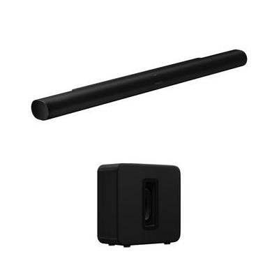Sonos Arc Ultra Soundbar & Sub 4 Wireless Subwoofer Set (Black) ARCG2US1BLK