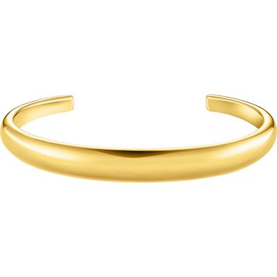 Armreif THOMAS SABO "im zeitlos-edlem Design, Bold Elegance, AR115-001-21-L17, -413-39-L17" Gr. 17, gold (gelbgoldfarben