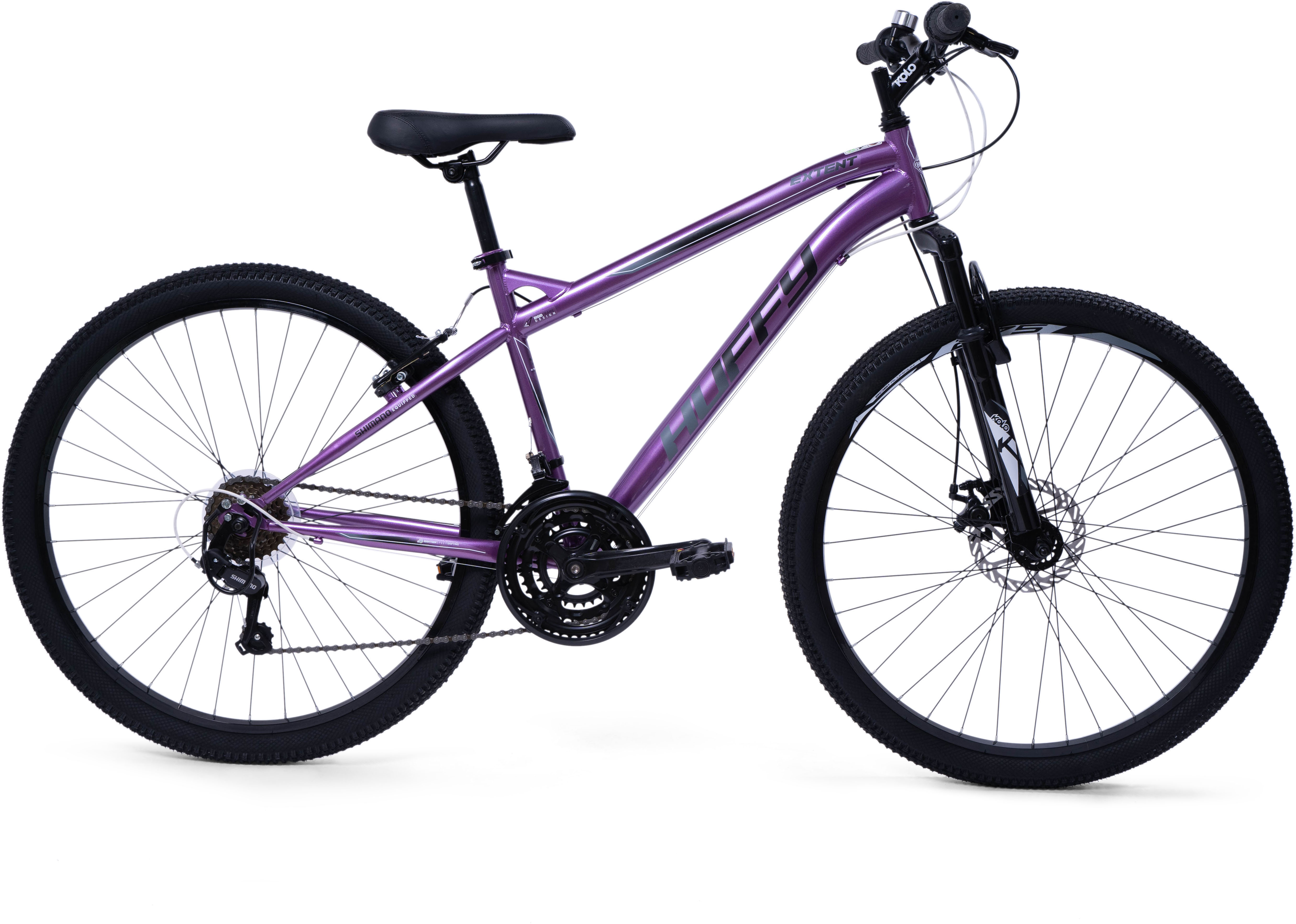 Mountainbike HUFFY Gr. 43, lila, Fahrräder, Kinder, 43cm, 27,5 Zoll (69,85cm) hinten: 27,5 Zoll (69,85cm) Image
