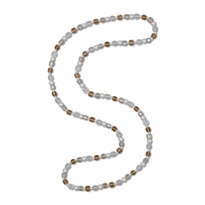 Lange Kette STEUER "Glasperlenkette", bunt (mehrfarbig), Halsketten, Damen, 102cm, Metall, B: 8.0mm, glänzend, B:8.0mm Image