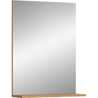 Badspiegel INOSIGN "Siena, Breite 60cm, 1 Ablageboden, hochwertiges Spiegelglas", braun (artisan eiche nb, spiegelglas), B:60cm H:79cm T:18cm, Spiegel, in verschiedenen Farben erhältlich, Badmöbel, Spiegel, Badezimmer Image
