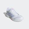 Hallenschuh ADIDAS PERFORMANCE, Gr. 39, weiß (cloud weiß, violet tone, clear pink), Textil, Synthetik, sportlich, Schuhe, geeignet für jeden Hallensport