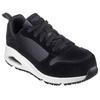 Berufsschuh SKECHERS "UNO SR ELAINY, WOMENS WORK" Gr. 41, schwarz, 41, Lederimitat, Velourslederimitat, Schuhe, Sneaker, Arbeitsschuh ESD-fähig