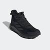 Wanderschuh ADIDAS TERREX, Gr. 42, schwarz (core schwarz, core schwarz, grau four), Textil, sportlich, Schuhe