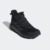 Wanderschuh ADIDAS TERREX, Gr. 46, schwarz (core schwarz, core schwarz, grau four), Textil, sportlich, Schuhe