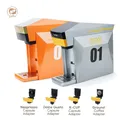 Icafilas 5in1 Macchina per caffè a capsule multiple Nespresso Piccola capsula DG Cappuccino Pod Caffè macinato Kcup Cafeteria 19Bar