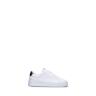 CRIME Sneaker uomo bianca in pelle