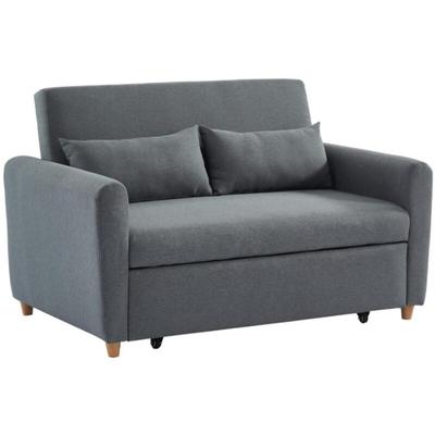 Schlafsofa 2-Sitzer - Stoff - Grau - ayla Image
