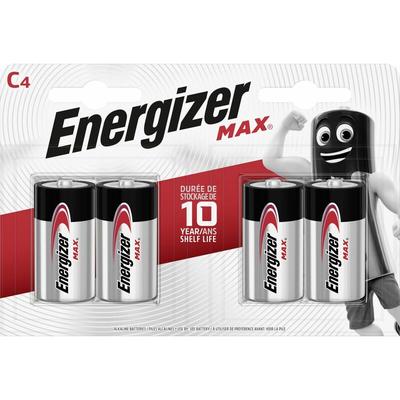 Energizer - Alkaline Max Baby c 1,5 v, 4er Pack, LR14 Batterien Image