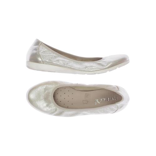 Caprice Damen Ballerinas, Gr. 39, gold, Leder