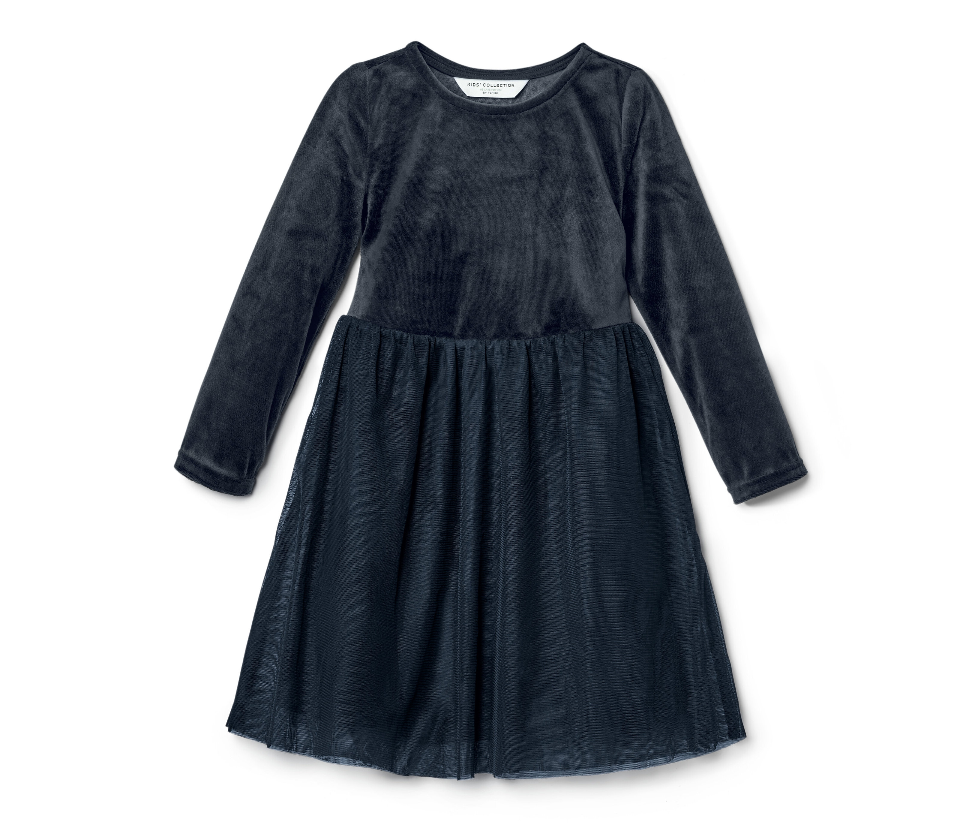 Tchibo - Kinder-Tüllkleid - Mädchen - Gr. 110/116 - dunkelblau