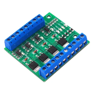 Driver Module 4-Channel MOSFET PLC Amplifier Board Driver Optocoupler Isolation 10A Optocoupler