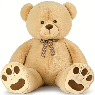 Giant Teddy Bear Stuffed Animal, Big Stuffed Bear For Baby Shower Life Size Large Teddy Bear