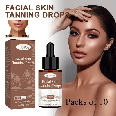 Face Tanning Essence Outdoor Sunbathing Creates Natural Bronze Colored Skin With Even Skin Tone