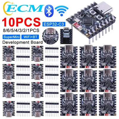 1-10PCS ESP32-C3 Development Board ESP32 C3 SuperMini WiFi Bluetooth-Compatible Module CORE Boards