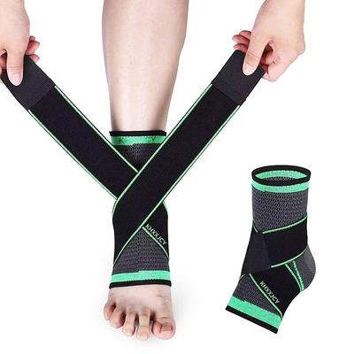 Ankle Support Brace, Adjustable Compression Ankle Support, for Men Women Achilles Tendon Support and Plantar Fasciitis, Stabilize Ligaments, Eases Pain Swelling and Sprained Ankle Pain 1PC