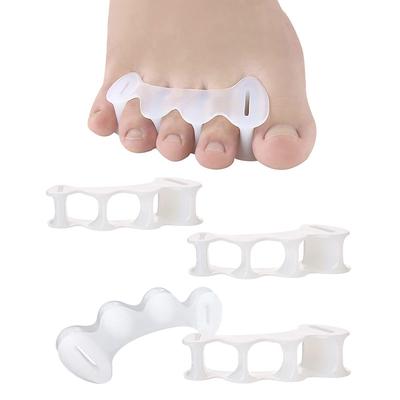 2Pairs Toe Separators Toe Spacers for Women Men to Correct Bunion, Relieve Feet Pain, Foot Alignment, Toe Straighteners for Hammertoes