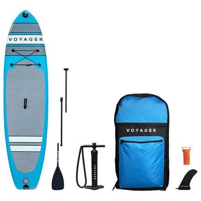 Voyager Inflatable Stand Up Paddle Board - 10.5ft, Aqua - Aqua