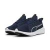 Laufschuh PUMA "SOFTRIDE Carson Laufschuhe Erwachsene", Gr. 38.5, blau (club navy weiß schwarz blau), Obermaterial: Textil, Synthetik; Futter: Textil; Innensohle: Textil; Laufsohle: Gummi, Schuhe