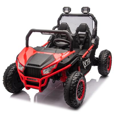 Two-Seater Electric Car for Kids with MP3, USB, and Remote Control Features