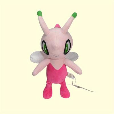 TEMU Plush Toy - Cute Pink Cartoon Anime Doll For 1 Accessories