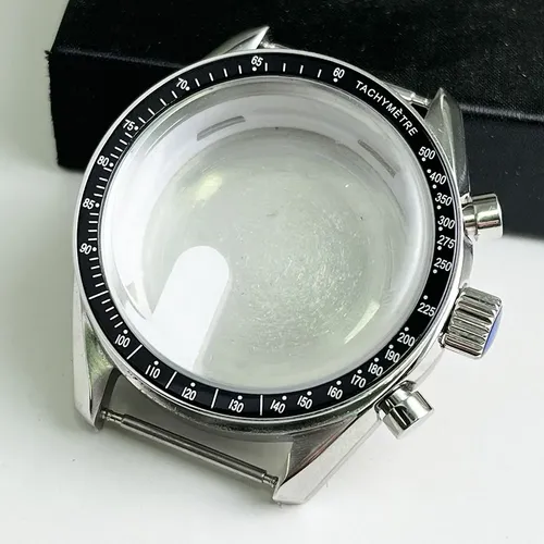Boîtier en acier inoxydable multifonctionnel pour homme, montre de luxe, accessoires réaménagés, adapté au mouvement VK63, VK64, 40mm