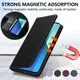 Portafoglio Custodia in pelle con slot per scheda magnetica adatta alla pelle per Xiaomi 14T 13T 11T Poco X6 C65 C75 Redmi 14C 13C 13 12C 10C 9A 9C